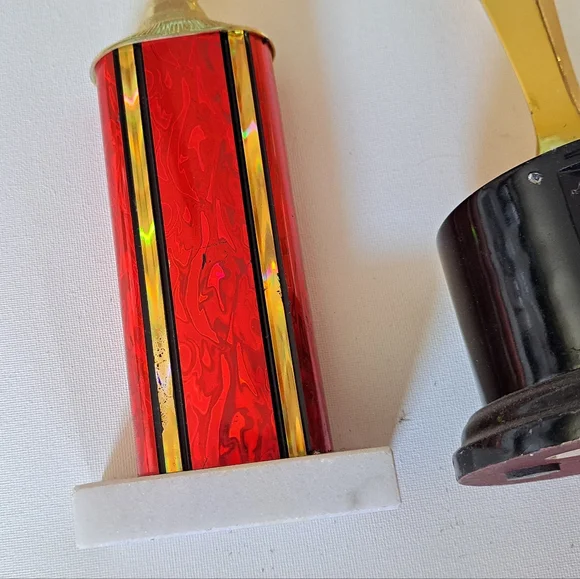 Gold and Red Star Trophy Set Of 3 - Picture 7 of 13